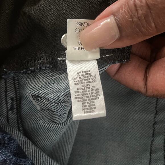 Bonobos Mens Jeans W29 L32 Blue Dark Wash Straight Leg Classic Denim Pants Basic - Picture 5 of 8